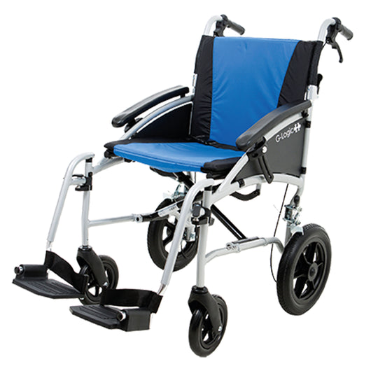 G-Logic Transit Wheelchair Silver