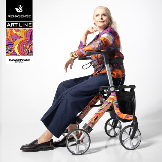 Art Line Space LX Rollator 4 Wheel Walker