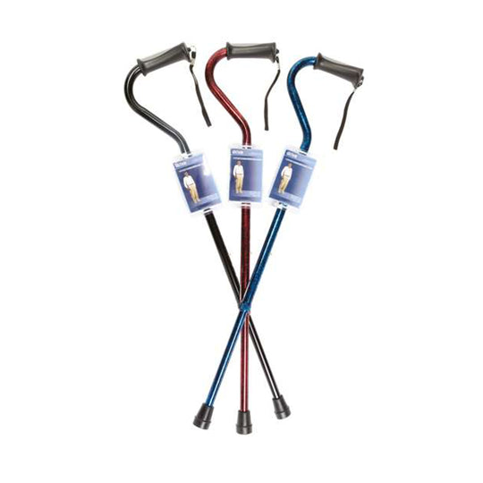 Offset Cane with Gel Grip