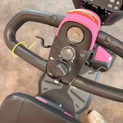 Pride Apex Rapid 4mph Travel Mobility Scooter Pink, 6 Months Warranty NEW BATTS