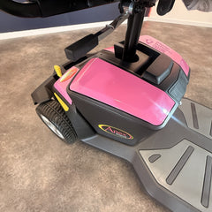 Pride Apex Rapid 4mph Travel Mobility Scooter Pink, 6 Months Warranty NEW BATTS