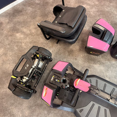 Pride Apex Rapid 4mph Travel Mobility Scooter Pink, 6 Months Warranty NEW BATTS
