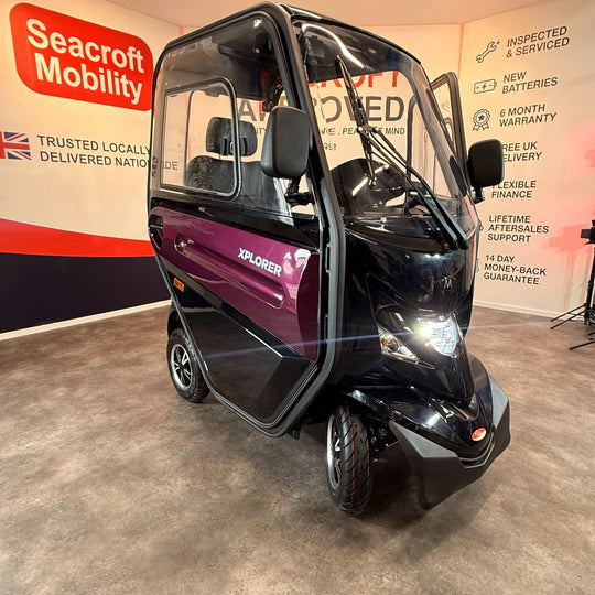 Motion Healthcare Xplorer 8mph Cabin Mobility Scooter 40 Mile Range Ex Display