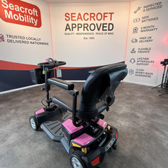 Pride Apex Rapid 4mph Travel Mobility Scooter Pink, 6 Months Warranty NEW BATTS