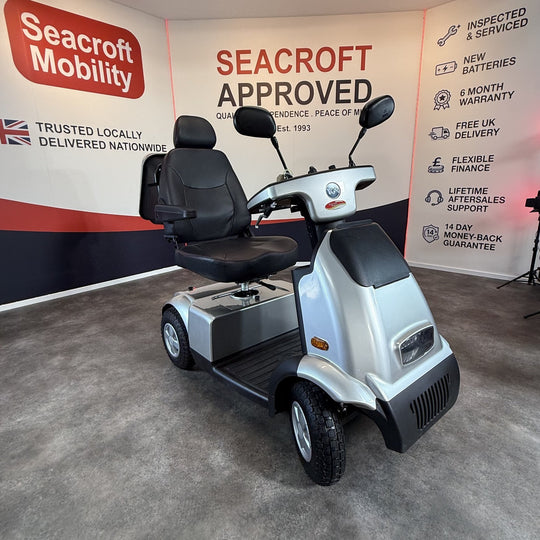 TGA Breeze Midi 4 8mph Road Mobility Scooter Suspension 34 Mile Range