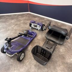 Li-Tech Neon Lightweight Aluminium Mobility Scooter Lithium Suspension