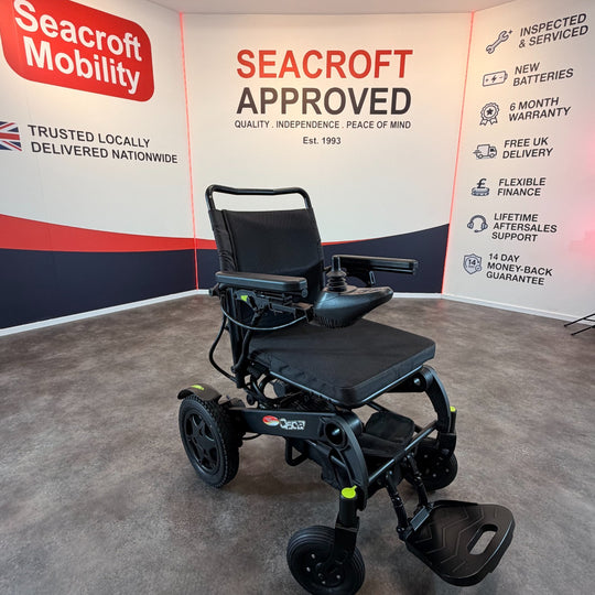 Quickie Q50 R Carbon Folding Powerchair folding, 6 Months Warranty NEW BATTS