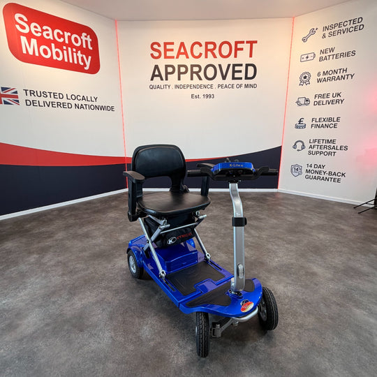 USED Auto Folding KYMCO K-Lite FE  Mobility Scooter 6 Months Warranty NEW BATTS