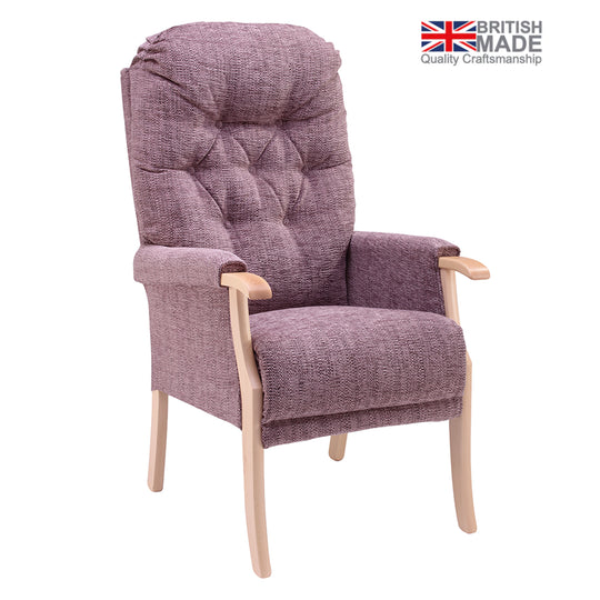 Avon Kilburn Plum Fireside Chair