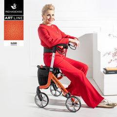 Art Line Space LX Rollator 4 Wheel Walker