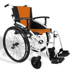 G-Logic Self Propelled Wheelchair White