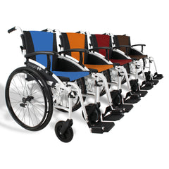 G-Logic Self Propelled Wheelchair White