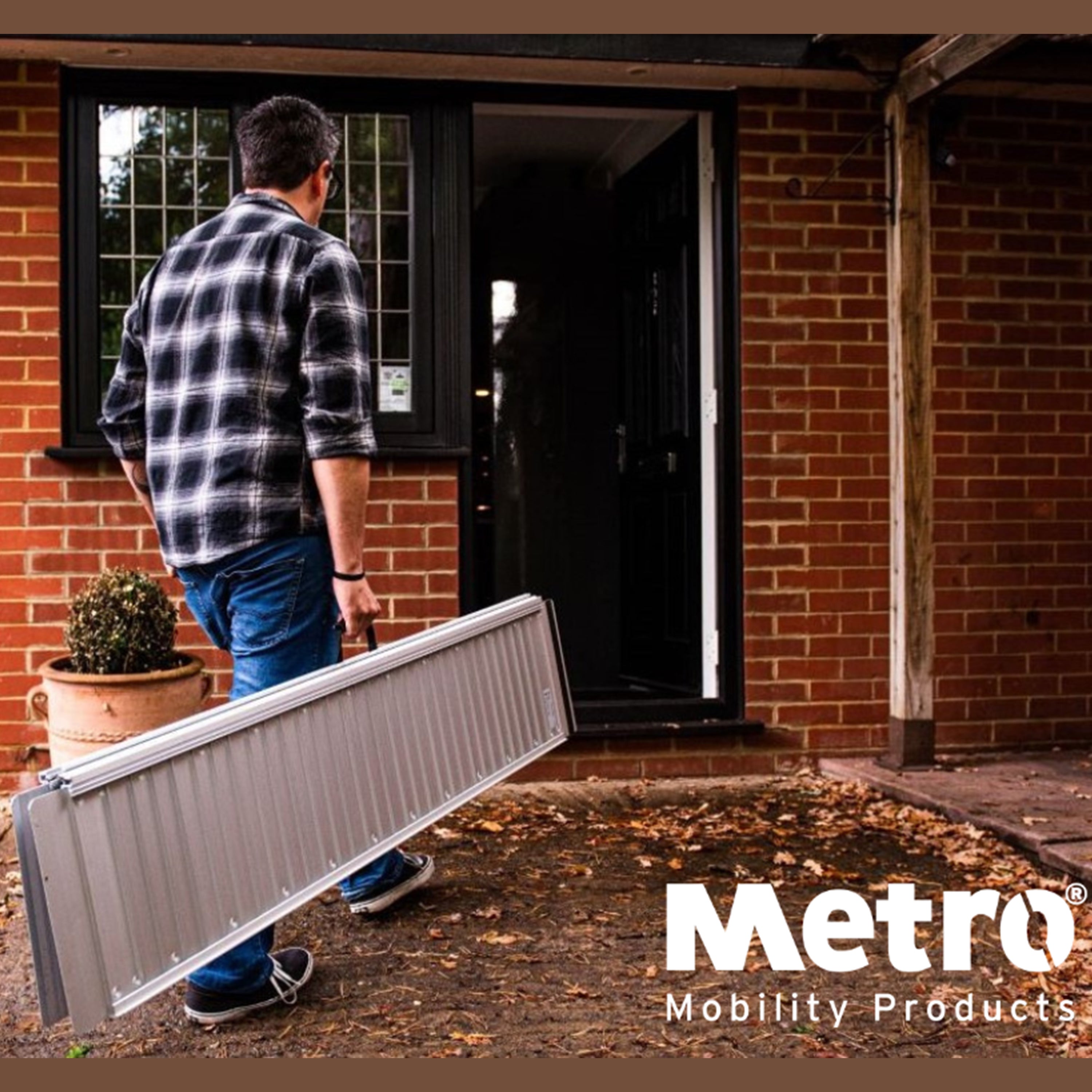 Metro Portable Folding Aluminium Ramp – Seacroft Mobility